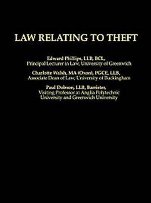 Law Relating To Theft - C. Walsh