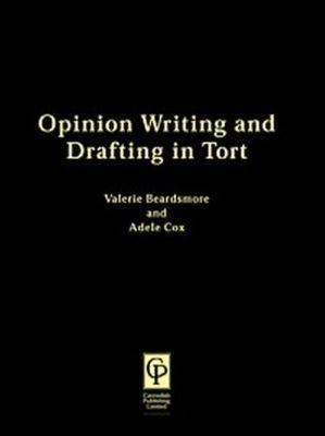 Opinion Writing & Drafting In Tort - Valerie Beardsmore