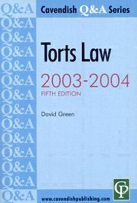 Torts Q&A 2003-2004 5/e - David Green