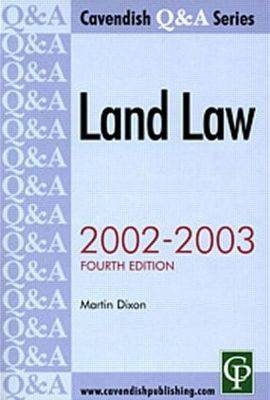 Land Law Q&A - Martin Dixon