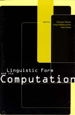 Linguistic Form and Its Computation - 