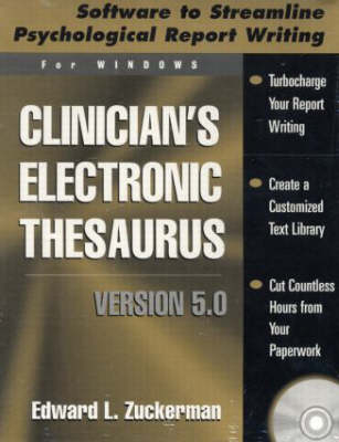 Clinician's Thesaurus, Electonic Edition - Edward L. Zuckerman