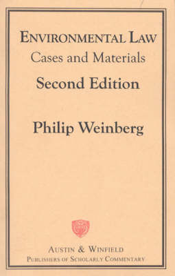 Environmental Law - Philip Weinberg