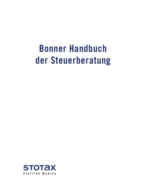 Bonner Handbuch der Steuerberatung - 