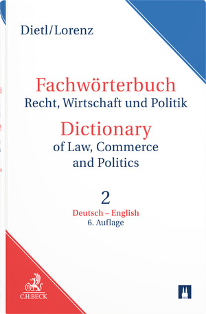 Wörterbuch Recht, Wirtschaft, Politik - Clara-Erika Dietl, Dieter Lorenz