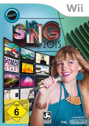 Let's Sing 2015 + 2 Mics (Wii), 1 Nintendo-Wii-Spiel