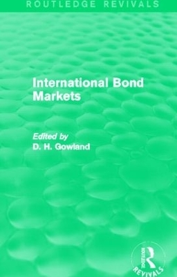 International Bond Markets (Routledge Revivals) - 