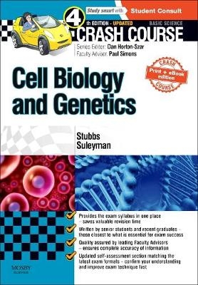 Crash Course Cell Biology and Genetics Updated Print + eBook edition - Matthew Stubbs, Narin Suleyman