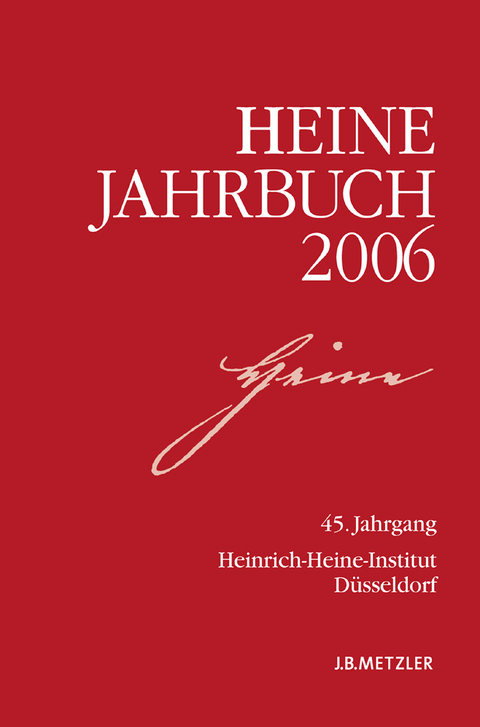 Heine-Jahrbuch 2006 - Kenneth A. Loparo