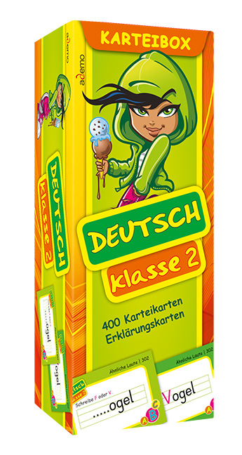 Karteibox Deutsch Klasse 2