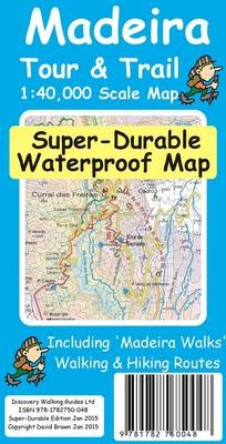 Madeira Tour & Trail Super-Durable Map - David Brawn