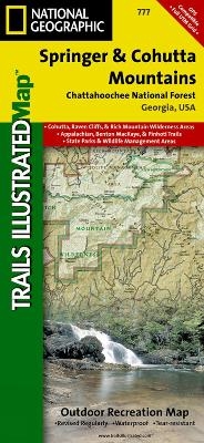 Springer & Cohutta Mountains, Chattahoochee National Forest - National Geographic Maps