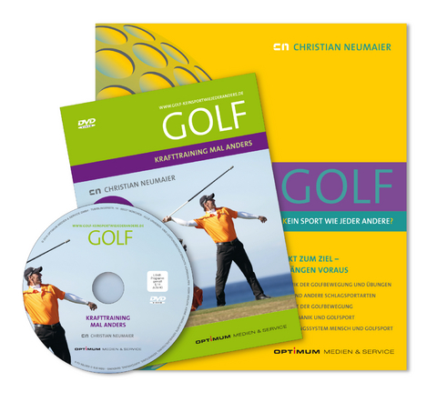 Bundle III „KRAFTTRAINING FÜR ERFOLGREICHES GOLF“ Buch plus DVD mit Trainingskarte - Christian Neumaier