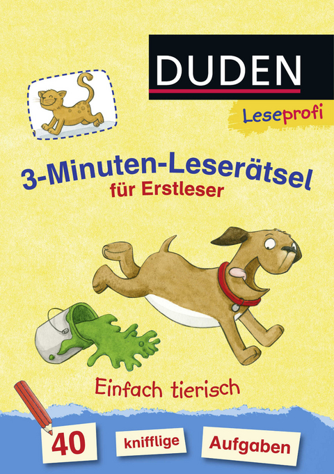 Duden Leseprofi – 3-Minuten-Leserätsel für Erstleser: Einfach tierisch - Susanna Moll