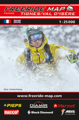 Freeride Map Tignes / Val d’Isère