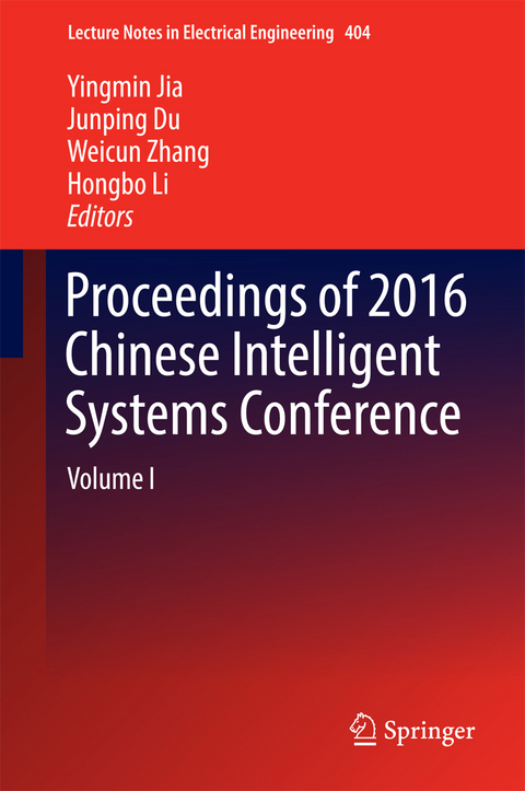 Proceedings of 2016 Chinese Intelligent Systems Conference - 