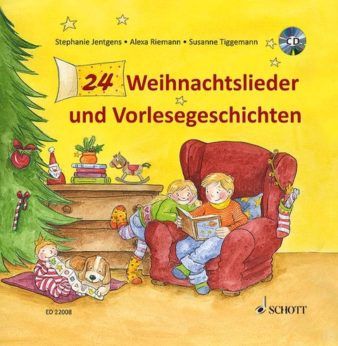 24 Weihnachtslieder und Vorlesegeschichten - Stephanie Jentgens, Susanne Tiggemann