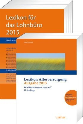 Buchpaket Lexikon für das Lohnbüro und Lexikon Altersversorgung 2015