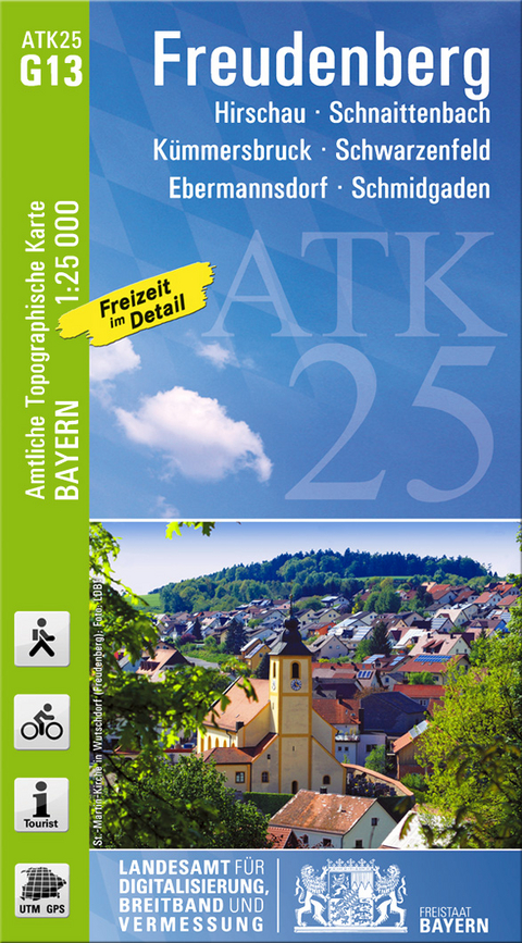 ATK25-G13 Freudenberg (Amtliche Topographische Karte 1:25000)