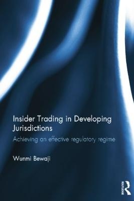 Insider Trading in Developing Jurisdictions - Wunmi Bewaji