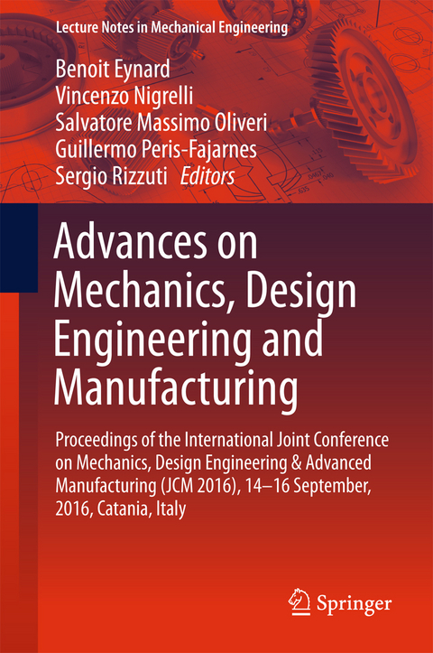 Advances on Mechanics, Design Engineering and Manufacturing - 