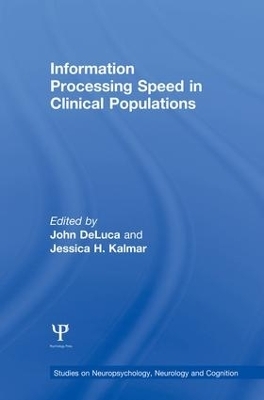 Information Processing Speed in Clinical Populations - 