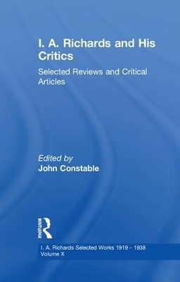 I A Richards & His Critics V10 - John Constable