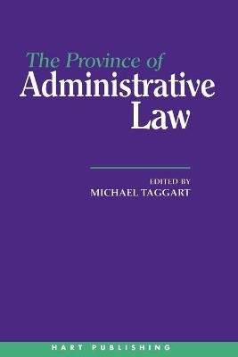 The Province of Administrative Law - 