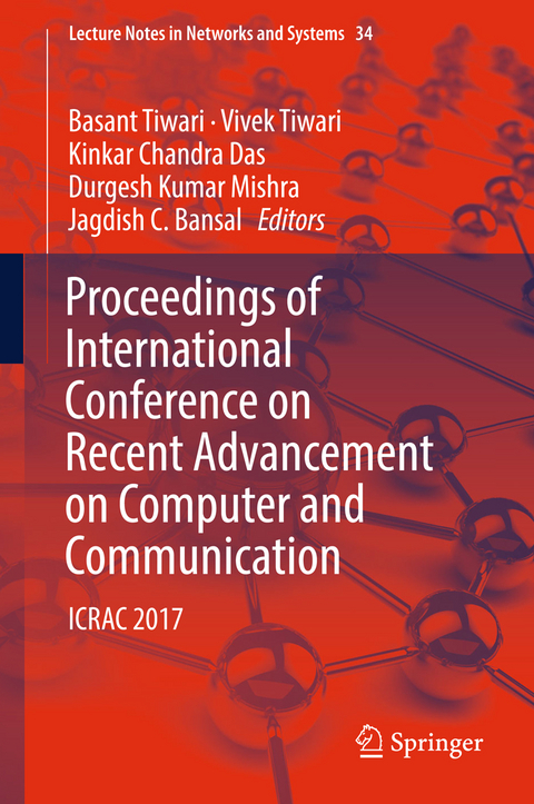 Proceedings of International Conference on Recent Advancement on Computer and Communication - 