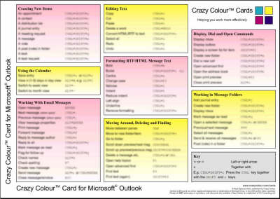 Crazy Colour Card for Microsoft Outlook - Scott Spence