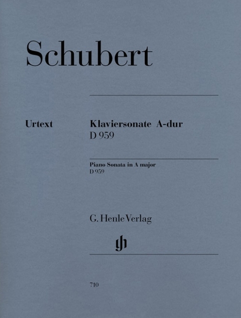 Franz Schubert - Klaviersonate A-dur D 959 - 