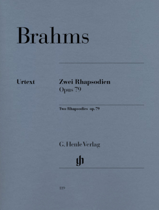 Zwei Rhapsodien op.79, Klavier - Johannes Brahms