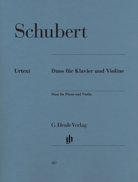 Franz Schubert - Duos für Klavier und Violine - 