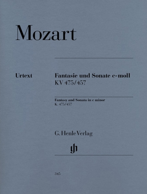 Wolfgang Amadeus Mozart - Fantasie und Sonate c-moll KV 475/457 - 