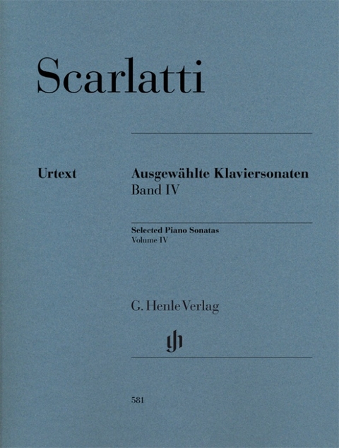 Domenico Scarlatti - Ausgewählte Klaviersonaten, Band IV - 