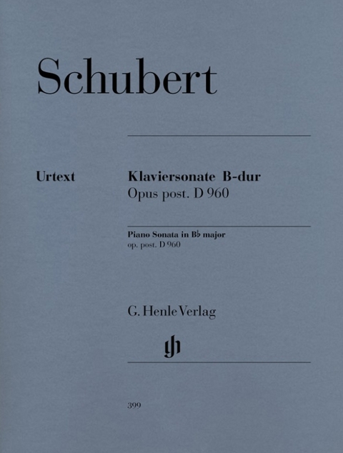 Franz Schubert - Klaviersonate B-dur op. post. D 960 - 