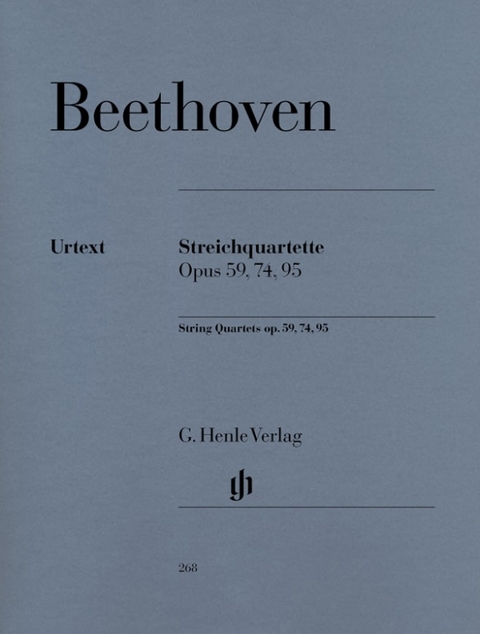 Ludwig van Beethoven - Streichquartette Opus 59, 74, 95 - 