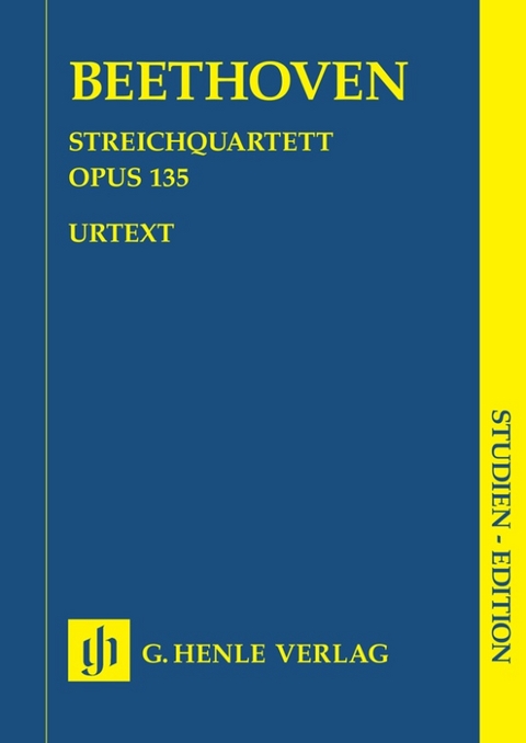 Ludwig van Beethoven - Streichquartett F-dur op. 135 - 