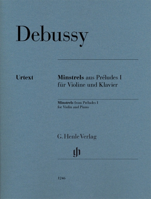 Claude Debussy - Minstrels aus Préludes I für Violine und Klavier - 