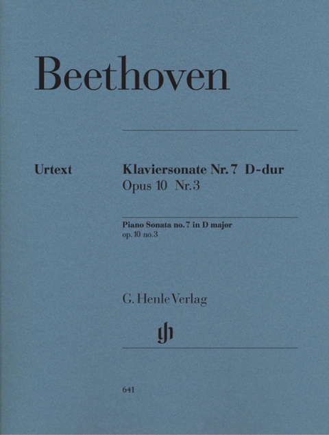 Ludwig van Beethoven - Klaviersonate Nr. 7 D-dur op. 10 Nr. 3 - 