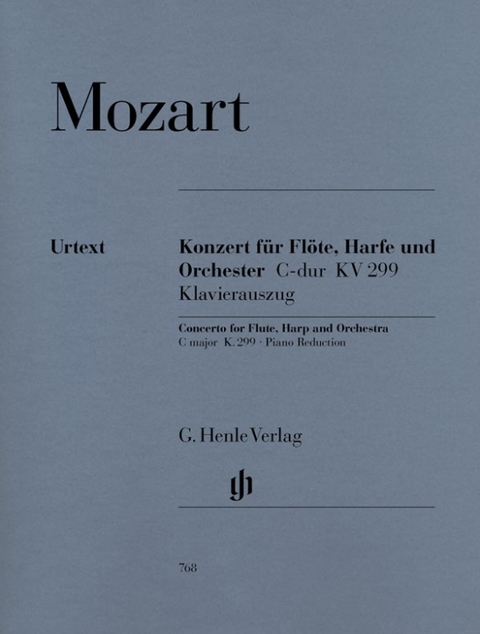 Wolfgang Amadeus Mozart - Konzert C-dur KV 299 (297c) für Flöte, Harfe und Orchester - 