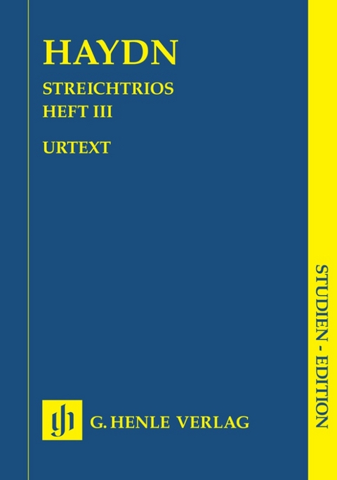 Joseph Haydn - Streichtrios, Heft III (Haydn zugeschrieben) - 