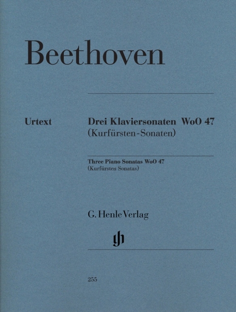 Ludwig van Beethoven - 3 Klaviersonaten WoO 47 (Kurfürsten-Sonaten) - 