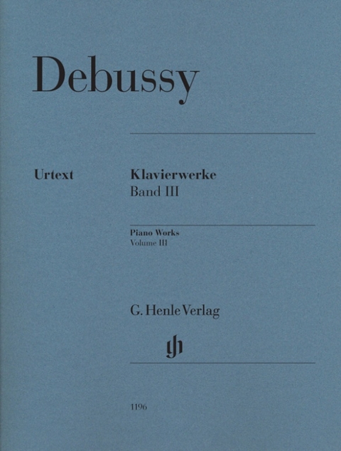 Claude Debussy - Klavierwerke, Band III - 