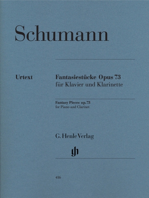 Robert Schumann - Fantasiestücke op. 73 für Klavier und Klarinette - 