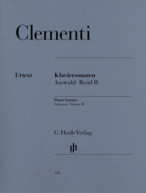 Muzio Clementi - Klaviersonaten, Auswahl, Band II (1790-1805) - 