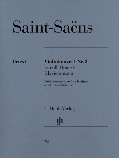 Camille Saint-Saëns - Violinkonzert Nr. 3 h-moll op. 61 - 