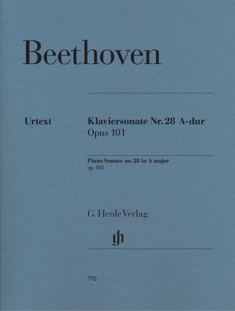 Ludwig van Beethoven - Klaviersonate Nr. 28 A-dur op. 101 - 