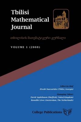 Tbilisi Mathematical Journal. Volume 1 (2008) - 