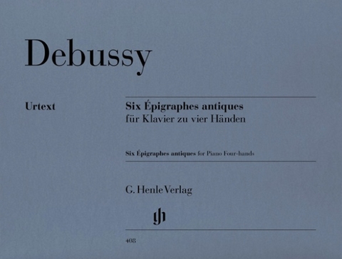 Claude Debussy - Six Epigraphes antiques für Klavier zu vier Händen - 